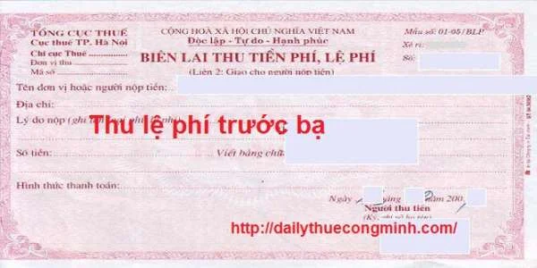 Thắc mắc thu lệ phí trước bạ