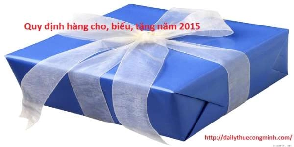 Xử lý hàng biếu tặng cho khách hàng