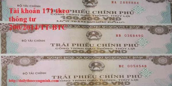 Tài khoản 171 theo thông tư 200/2014/TT-BTC