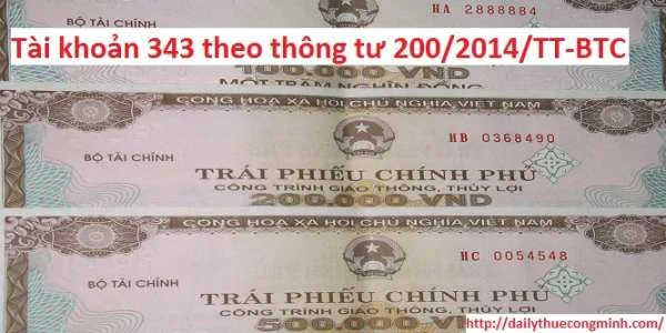 Tài khoản 343 theo thông tư 200/2014/TT-BTC