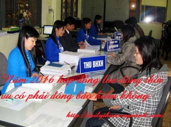 Năm 2016 hợp đồng lao động thời vụ có phải đóng bảo hiểm không