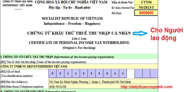 Có bắt buộc phải cấp chứng từ khấu trừ thuế thu nhập cá nhân cho người lao động không?