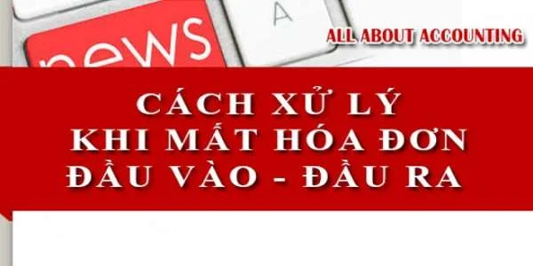 Cách xử lý khi mất hóa đơn đầu vào liên 2 như thế nào?