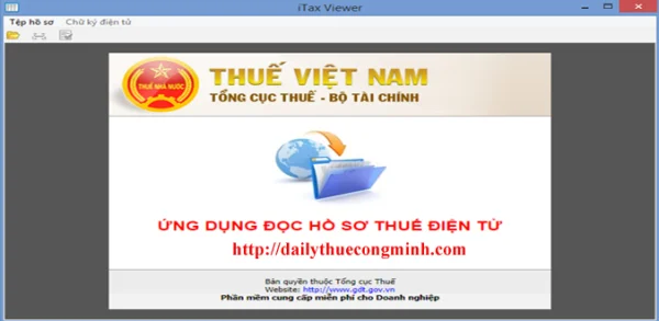 Phần mềm Itaxviewer mới nhất (Phiên bản itaxviewer 1.1.1)