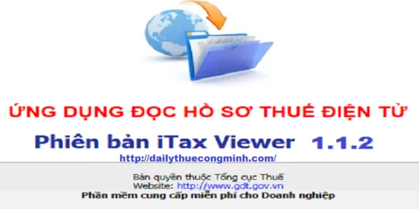 Phần mềm iTaxviewer mới nhất (Phiên bản iTaxviewer 1.1.2)