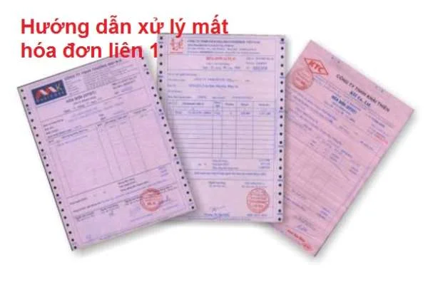 Hướng dẫn xử lý mất hóa đơn liên 1