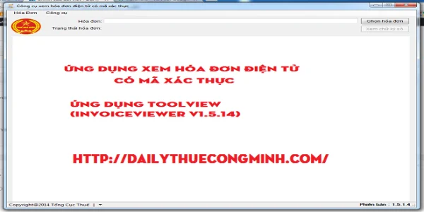 Toolview - Ứng dụng xem hóa đơn xác thực