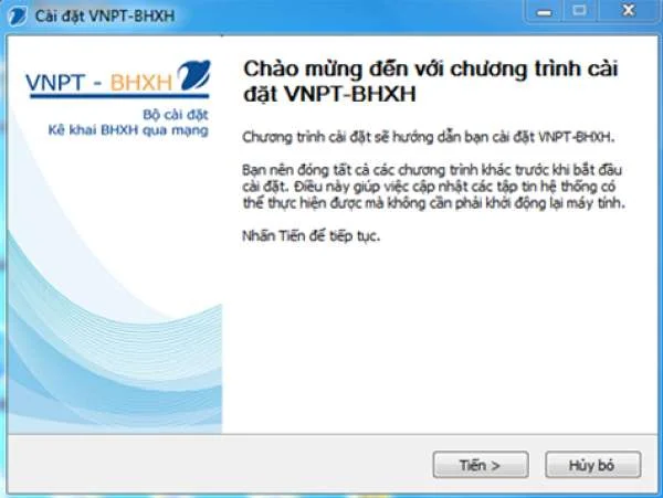 Hướng dẫn cài đặt phần mềm kê khai VNPT - BHXH