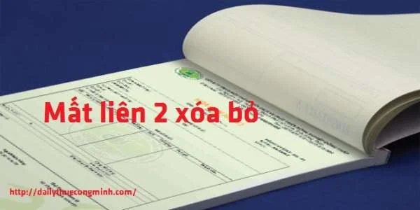 Xử lý mất liên 2 hoá đơn xóa bỏ - Và mức phạt