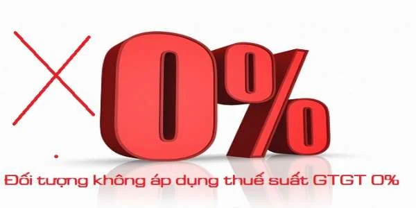 Đối tượng không áp dụng thuế GTGT 0% năm 2016