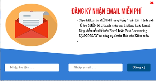 Đăng ký nhận Email MIỄN PHÍ