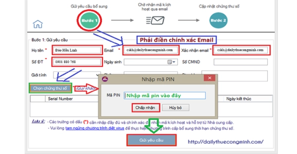 Cấp bù thời hạn chứng thư số NewCA mới nhất