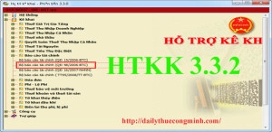 Phần mềm HTKK 3.3.2 mới nhất