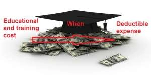 Recognising educational and training cost as deductible expense