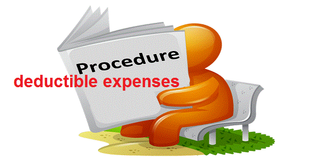 Procedures for the some deductible expenses in Vietnam