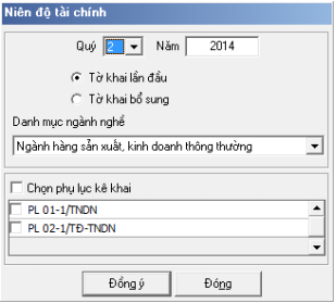Hướng dẫn lập mẫu 01A/TNDN theo phần mềm HTKK