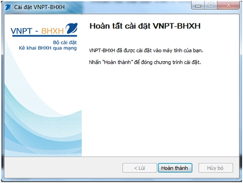 Hướng dẫn cài đặt phần mềm kê khai VNPT - BHXH