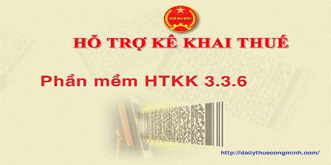 Phần mềm HTKK 3.3.6 mới nhất của Tổng cục thuế